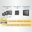 12.1" Modularer Touch Monitor - DM-112P
