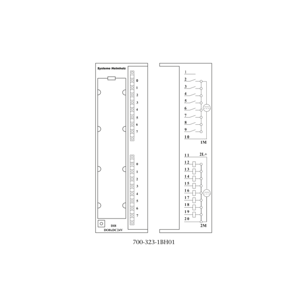 DEA300-24DC, 8 Eingänge, 8 Ausgänge