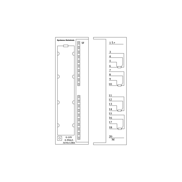 AEA300, 4 Analoge Ausgänge