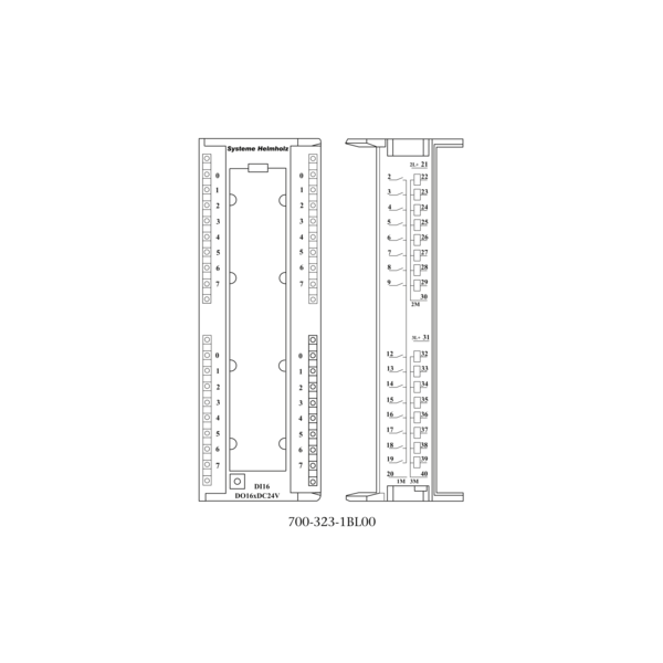 DEA300-24DC, 16 Eingänge, 16 Ausgänge