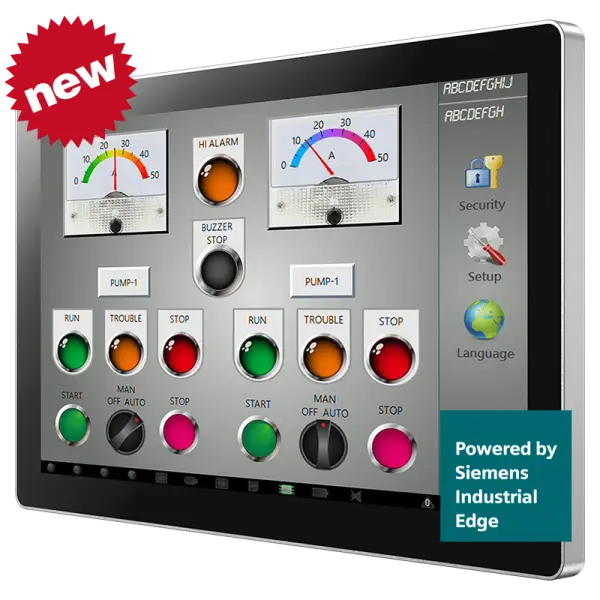 Siemens-zertifizierter Industrial Edge Panel-PC - NPP-215P01
