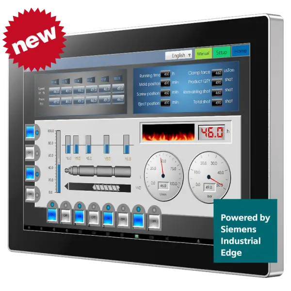 Siemens-zertifizierter Industrial Edge Panel-PC - NPP-156P02
