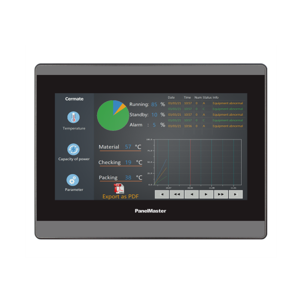 Touch Panel IT407L-22: 7" Touch Panel