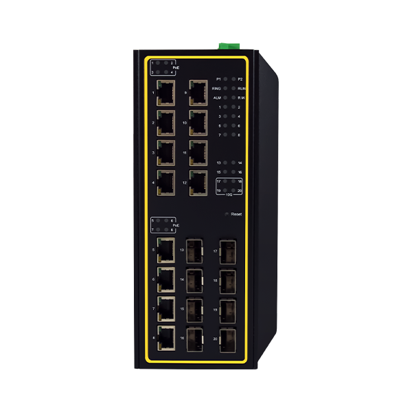 Managed Layer 3 PoE Gigabit Switch 20 Ports EHG7620