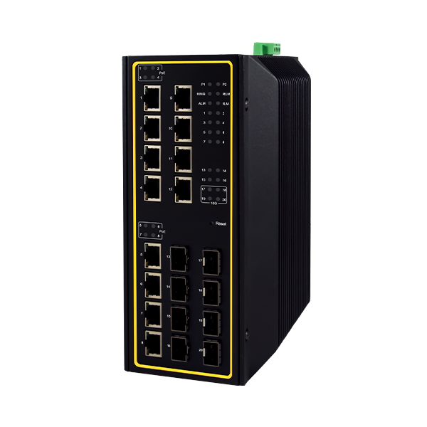 Managed Layer 3 PoE Gigabit Switch 20 Ports EHG7620